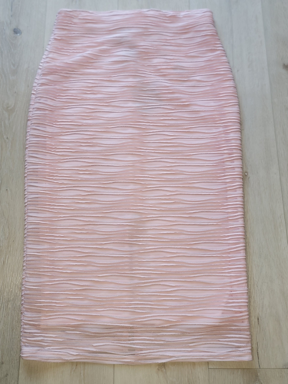 Joseph Ribkoff Signature Collection Blush Pink Textured Pencil Skirt